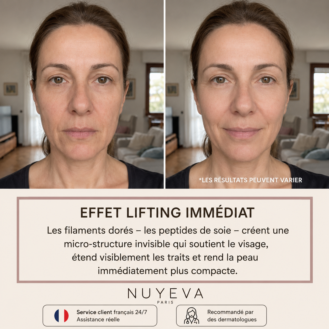 NUYEVA — Sérum Lift-Intense aux Peptides de Soie