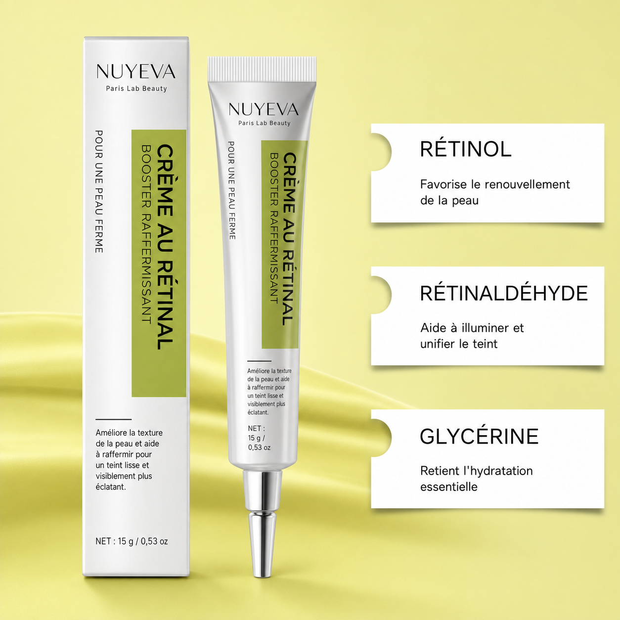 NUYEVA — Contour des Yeux Rétinal & Peptides