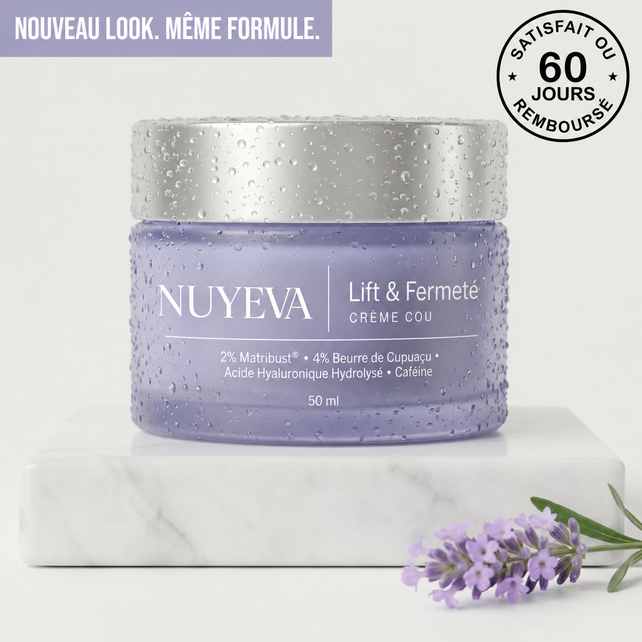 Crème Raffermissante Cou & Décolleté — Acide Hyaluronique & Beurre de Cupuaçu